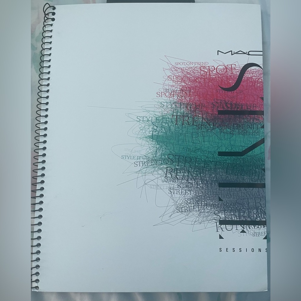 MAC cosmetics notebook